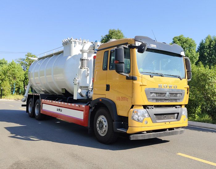 吸引压送车